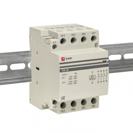 EKF PROxima Контактор модульный КМ 40А 4NC (3 мод.)