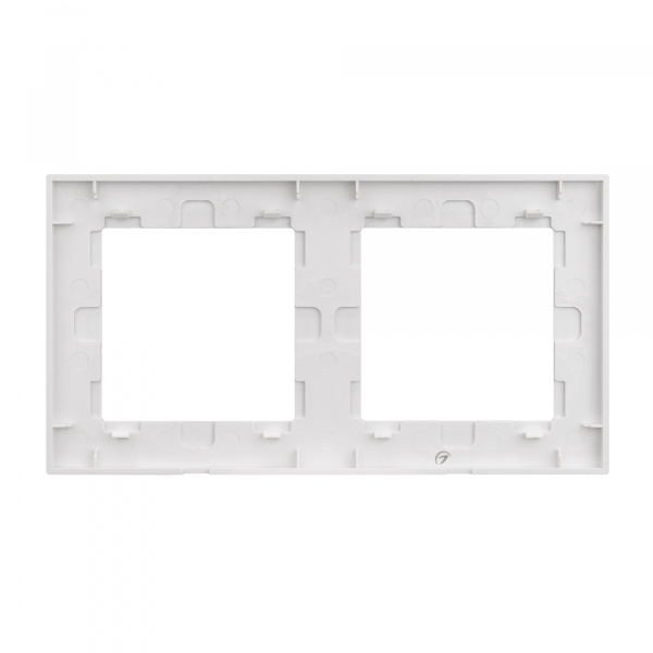 Рамка стеклянная FRM-GLARE-GS-2-WH (Arlight, -)