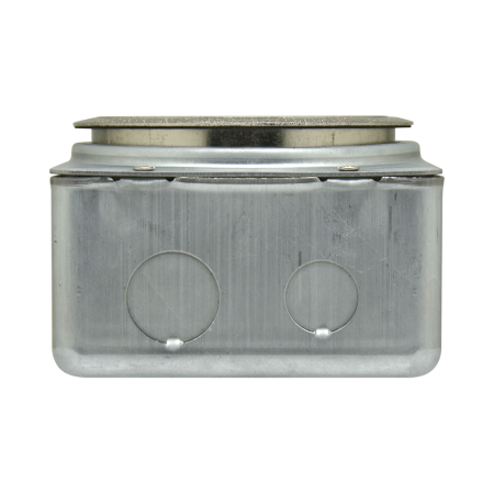 Donel Лючок в пол 3 мод. (1 мод. 45х45 мм. + 1 мод. 22.5х45 мм.), серебро, DFB3MZNC