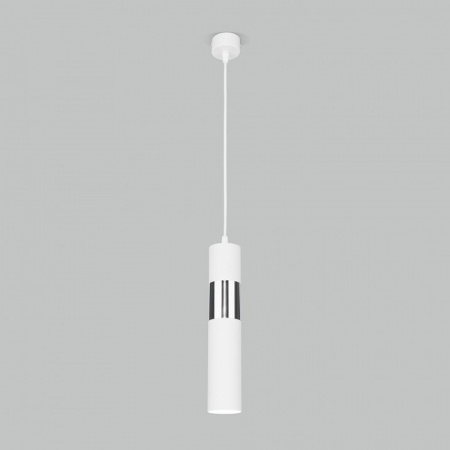 Подвесной светильник 50097/1 белый/хром Eurosvet Viero