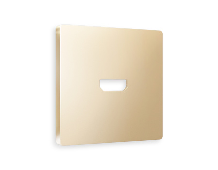 Лицевая панель ALFA (Шампань) для HDMI розетки QUANT AP6140