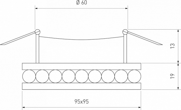 Встраиваемый точечный светильник 8391 MR16 Elektrostandard Annuli a049338