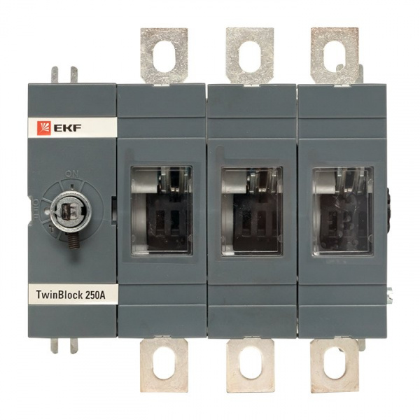 EKF PROxima Рубильник 250A 3P без рукоятки управления TwinBlock