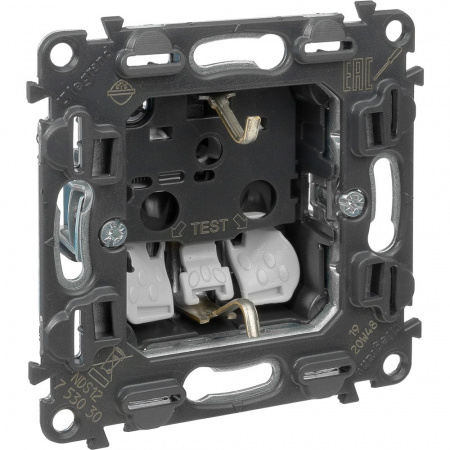 Legrand Valena Мех IN'MATIC Розетка с/з, со шторками, безвинт.зажим