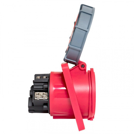 EKF PROxima Розетка стационарная внутренняя угловая 4452 3Р+РЕ+N 125А 380В IP67