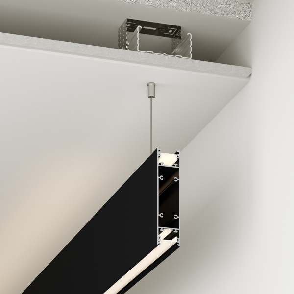 Arlight Профиль SL-LINE-25100-DUAL-2500 WHITE (Алюминий)