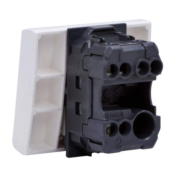 DKC Выключатель однополюсный, «Viva», 2 мод., серый