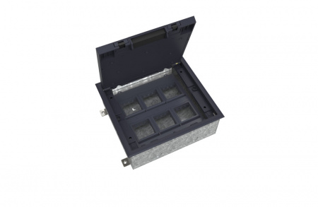 Systeme Electric MultiDesk Люк на 12 модулей IP40 для бетонных полов с монтажной коробкой, тип MDK10