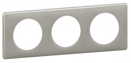 Legrand Celiane Серый глянец Рамка 3-я (2+2+2 мод)