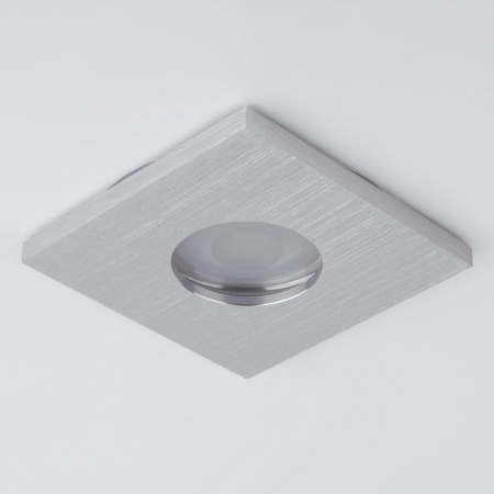 Влагозащищенный точечный светильник 126 MR16 серебро Elektrostandard Flicks a053363