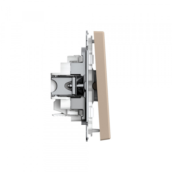 Systeme Electric ArtGallery Песочный Выключатель 1-клавишный, 10АХ, механизм, быстрозажим. клем.