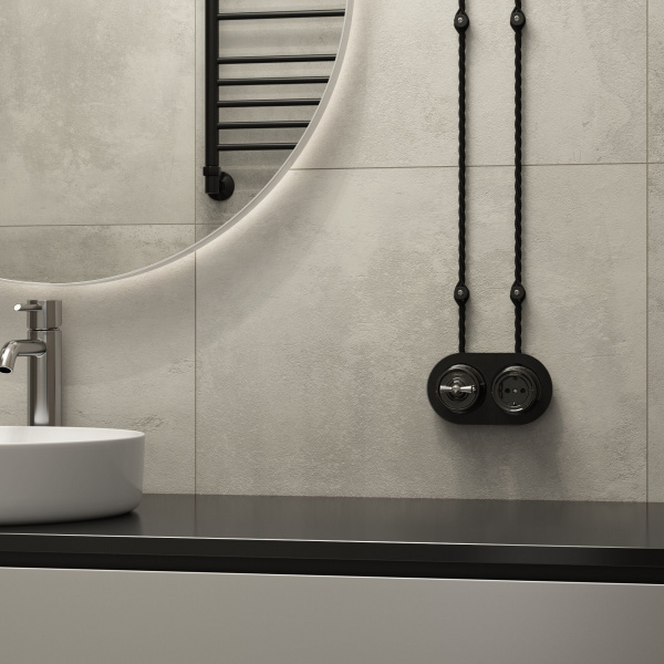 Изоляторы 100 шт черный матовый Vintage W6433408 Изоляторы 100 шт черный матовый Vintage W6433408