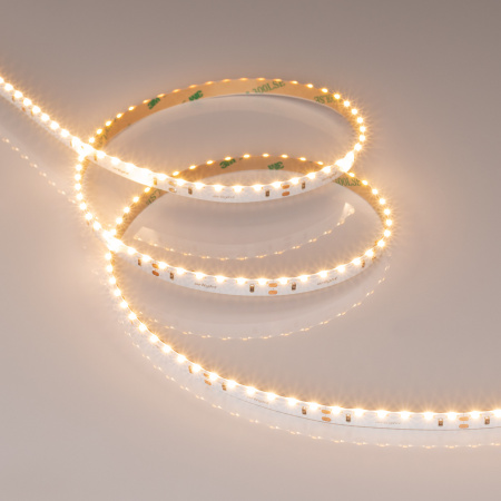 Arlight Лента RS-S120-8mm 24V Warm2700 (9.6 W/m, IP20, 3014, 5m) (боковое свечение)