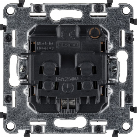 Legrand Valena LIFE DIY Бел Розетка 1-ая с/з, винт.зажим