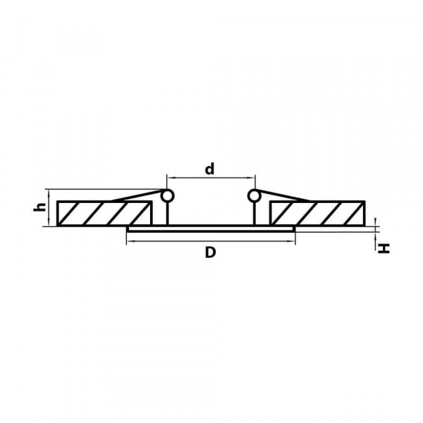 Встраиваемый светодиодный светильник Lightstar Forto 223504