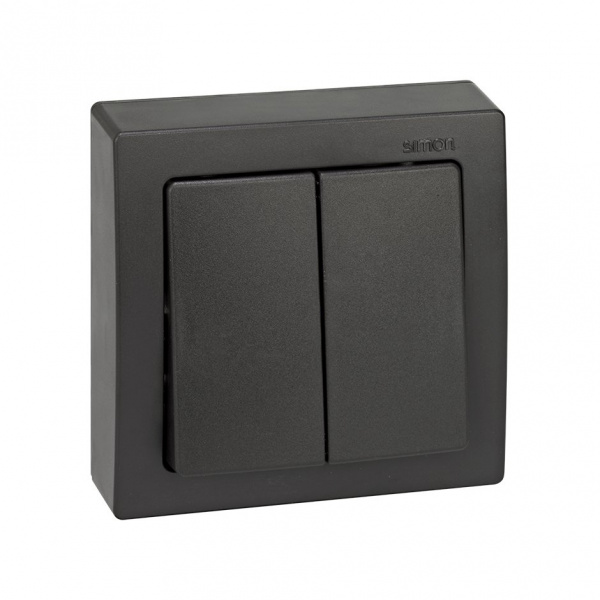 Simon 73 loft Графит Клавиша 2-ая