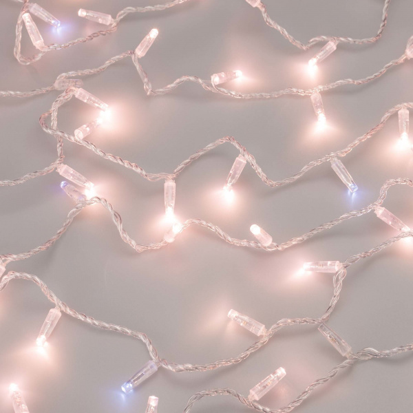 Arlight Светодиодная гирлянда ARD-STRING-CLASSIC-10000-CLEAR-100LED-FLASH Rose Gold (230V, 7W) (Ardecoled, IP65)