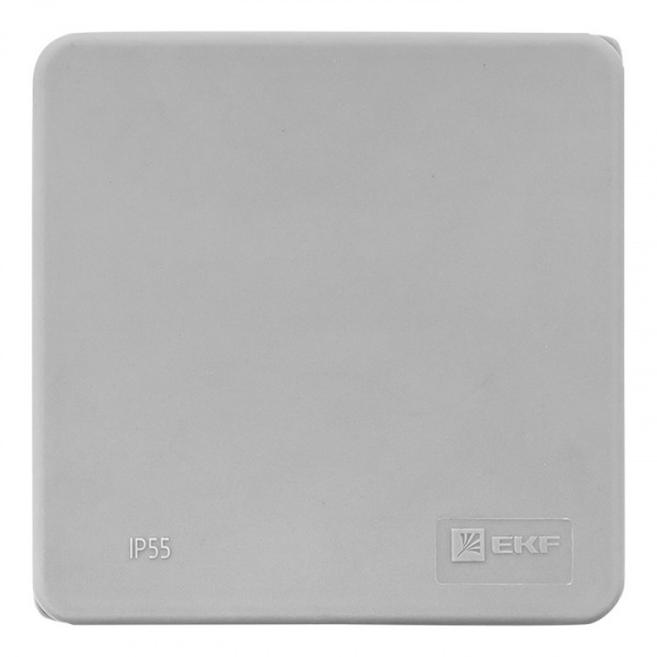 EKF PROxima Коробка распаячная КМР-030-035 пылевлагозащищенная без мембранных вводов (80х80х50)