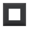 DKC Avanti Черный матовый Рамка 2 модуля