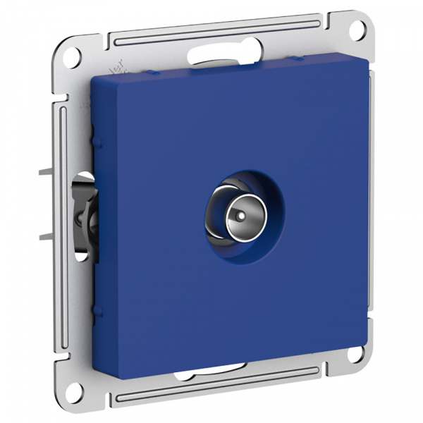 SE AtlasDesign Аквамарин Розетка TV проходная 4DB, механизм