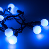 Arlight Светодиодная гирлянда ARD-BALL-CLASSIC-D23-20000-BLACK-160LED BLUE (230V, 7W) (Ardecoled, IP65)