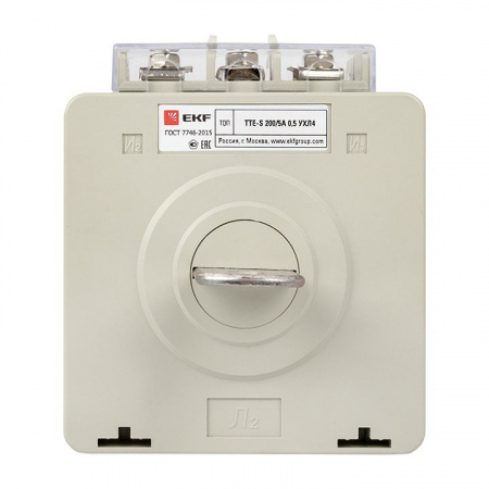 EKF PROxima Трансформатор тока ТТЕ-A-200/5А с клеммой напряжения класс точности 0,5