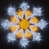 Arlight Фигура ARD-SNOWFLAKE-M12-900x900-720LED White/Warm (230V, 43W) (Ardecoled, IP65)