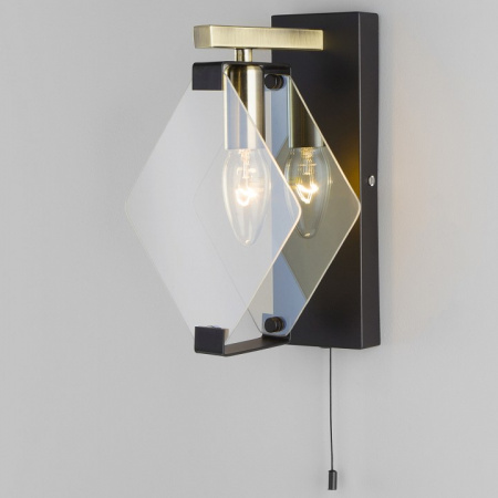 Бра в стиле лофт 60116/1 черный Eurosvet Aragon