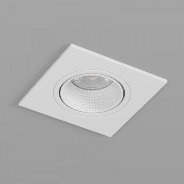 DK3071-WH Встраиваемый светильник, IP 20, 10 Вт, GU5.3, LED, белый/белый, пластик