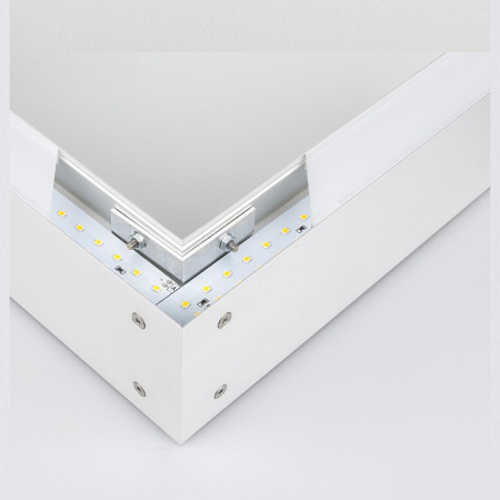 Линейный светодиодный накладной двусторонний светильник 53см 20Вт 3000К матовое серебро 101-100-40-53 Elektrostandard Grand a041474