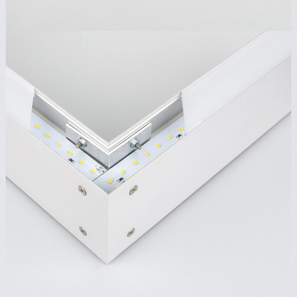 Линейный светодиодный накладной двусторонний светильник 53см 20Вт 3000К матовое серебро 101-100-40-53 Elektrostandard Grand a041474