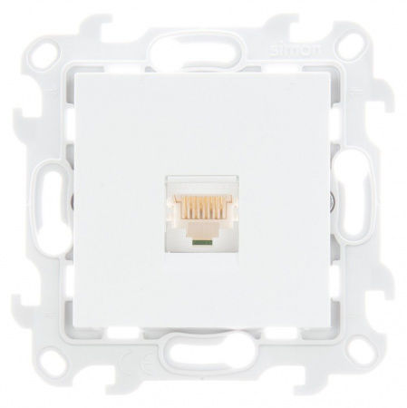 Simon 24 Белая Розетка RJ45 кат. 5е UTP