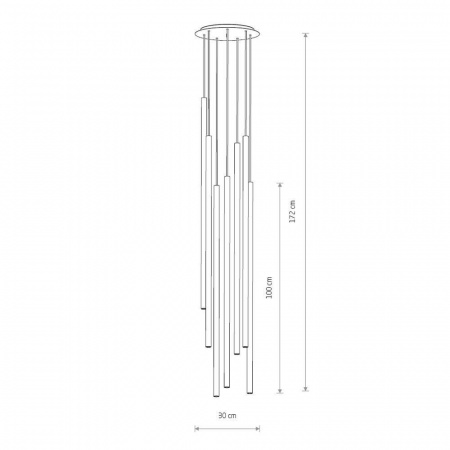 Подвесная люстра Nowodvorski  Laser 1000 7667