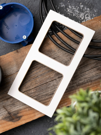 EKF PROxima Стокгольм Белый Линия шампань Рамка 2-ая