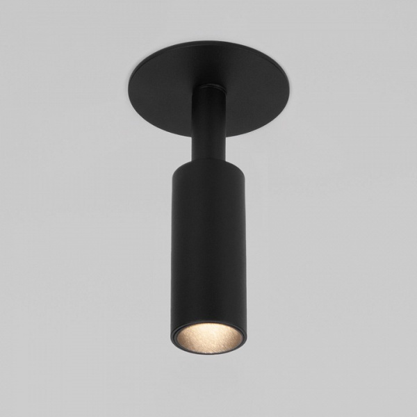 Diffe светильник встраиваемый черный 8W 4200K (25039/LED 25039/LED Elektrostandard Diffe a058218