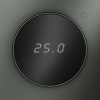 Терморегулятор электронный VOLTUM S70 с индикацией и датчиком, для теплого пола, (титан)