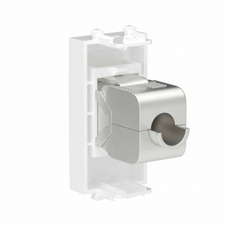 DKC Avanti Компьютерная розетка RJ-45 без шторки модульная, кат.6А экранированная, Белое облако, 1 модуль