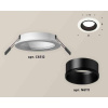 Комплект встраиваемого светильника Ambrella light Techno Spot XC6512002 SWH/SBK белый песок/черный песок (C6512, N6111)