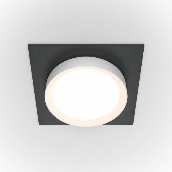 Встраиваемый светильник Downlight DL086-GX53-SQ-BW Maytoni Hoop