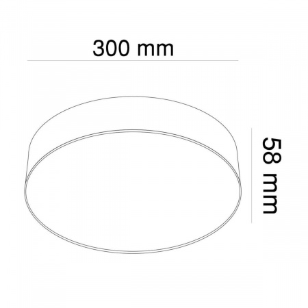 Потолочный светодиодный светильник Maytoni Technical Zon C032CL-L43MG4K