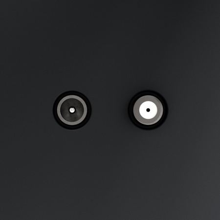 Розетка телевизионная встраиваемая VOLTUM S70 оконечная TV+SAT, (графит)