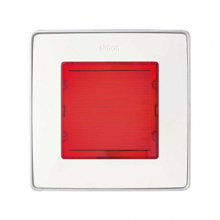Simon 82 Накладка светового сигнализатора красная