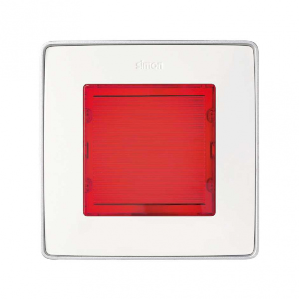 Simon 82 Накладка светового сигнализатора красная