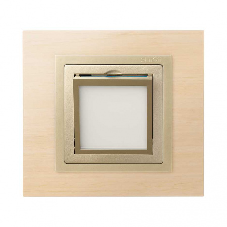 Simon 82 Шампань Накладка на ориентационный led-светильник, S82,82Нат