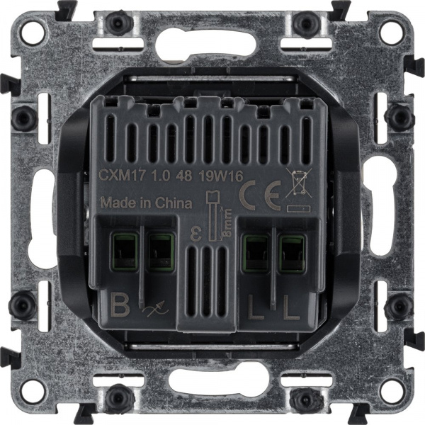 Legrand Valena LIFE DIY Сл.кость Светорегулятор поворотный универ. 300Вт без нейтрали