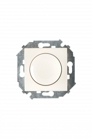 Simon 15 Бежевый Светорегулятор поворотно-нажимной, 500Вт, 230В, винт.зажим