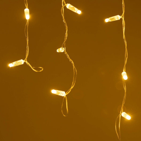 Arlight Светодиодная гирлянда ARD-EDGE-CLASSIC-2400x600-CLEAR-88LED-MILK-FLASH Warm/Warm (230V, 6W) (Ardecoled, IP65)