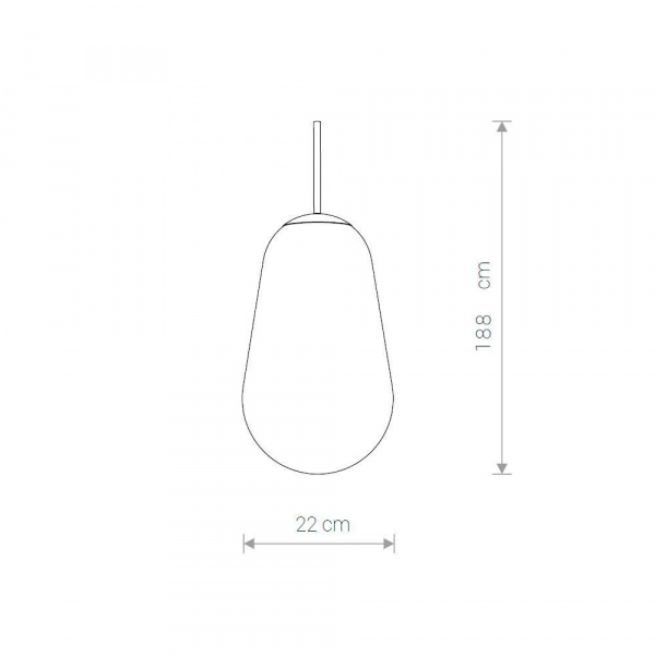 Подвесной светильник Nowodvorski Pear M 8672