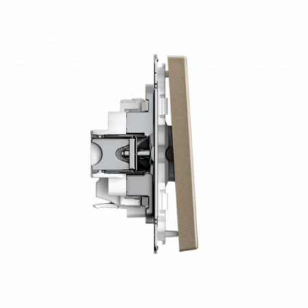 Systeme Electric ArtGallery Шампань Выключатель 1-клавишный, 10АХ, механизм, быстрозажим. клем.