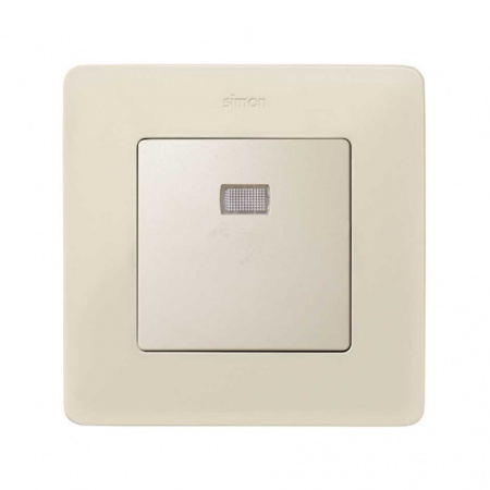 Simon 82 Слоновая кость Клавиша 1-ая с окном для символа (82972..,82982)